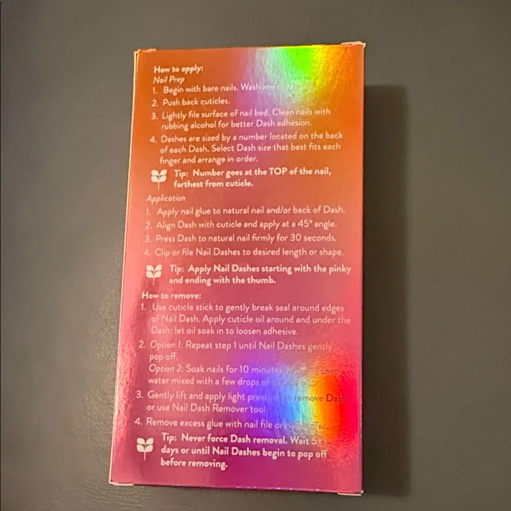 FINAL! Red Aspen Acrylic Nail Dashes - Embrace Change, Venus NIP SOLD OUT - Picture 8 of 8